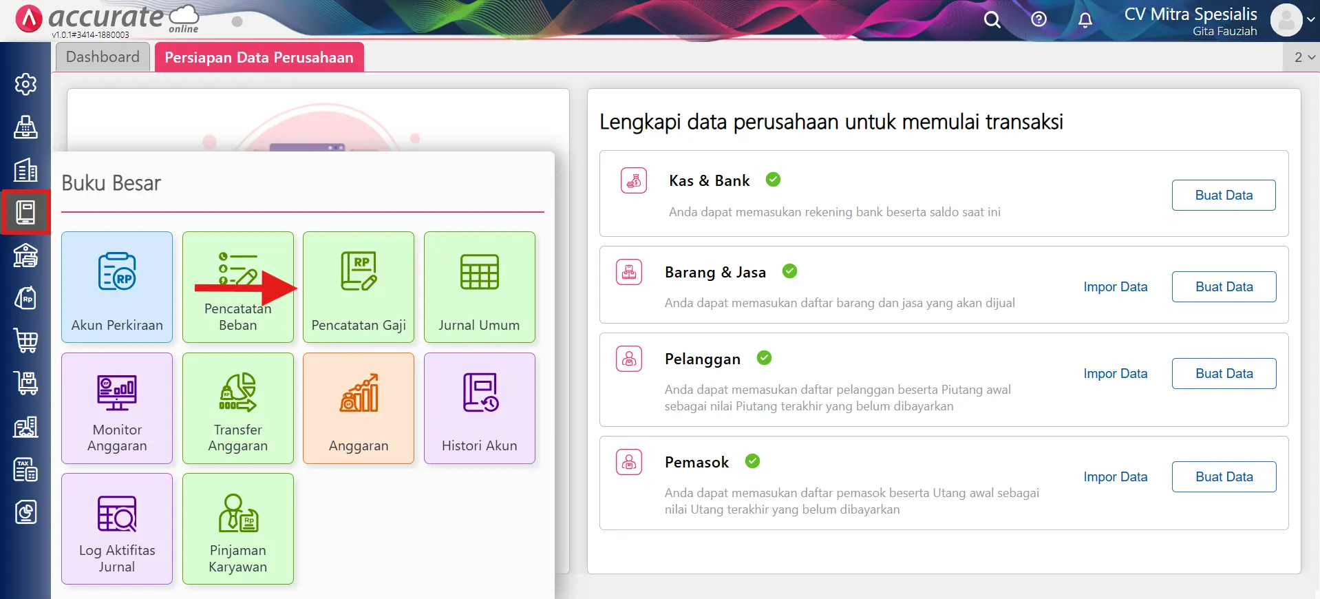 Catat gaji PPh 21 & SPT